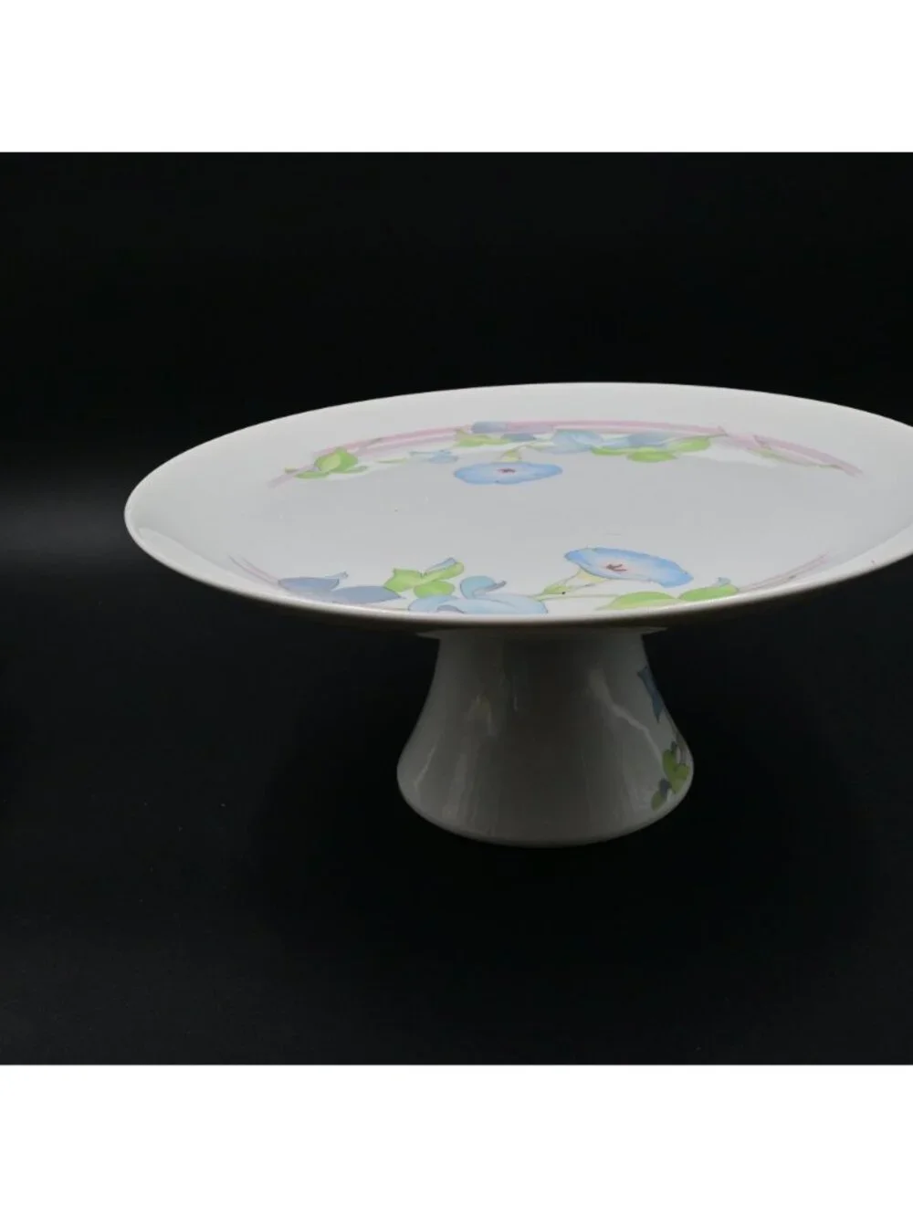 Westbury by Toscany Collection Japan Porcelain Pedestal Cake Stand Plate Vintage